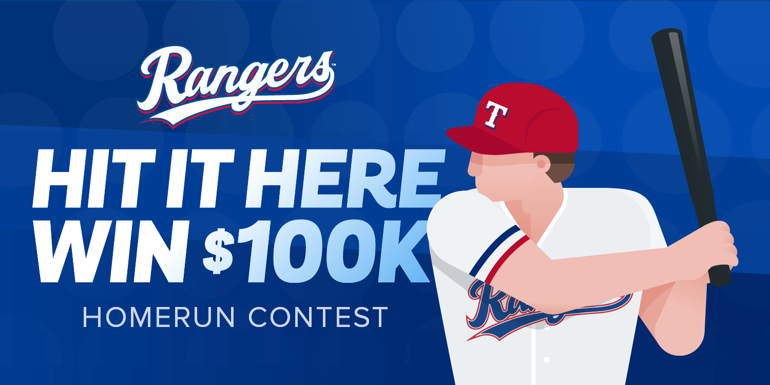 Win $100K With The Texas Rangers Hit It Here Giveaway