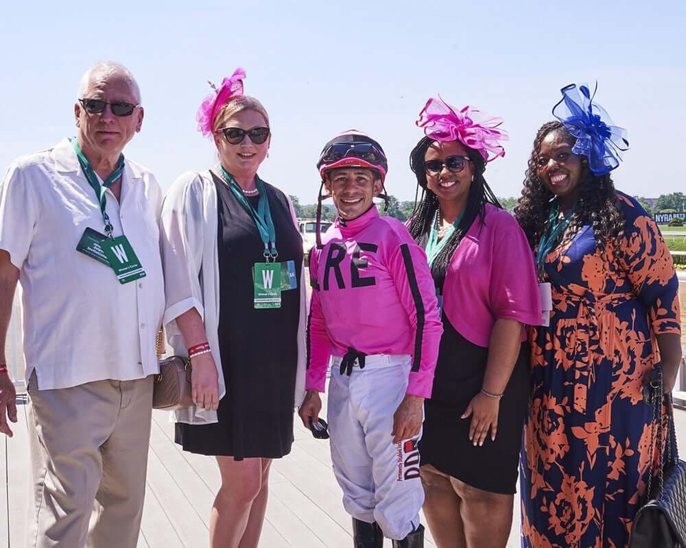 Our Belmont States sweepstakes winners enjoying a VIP day at the races!