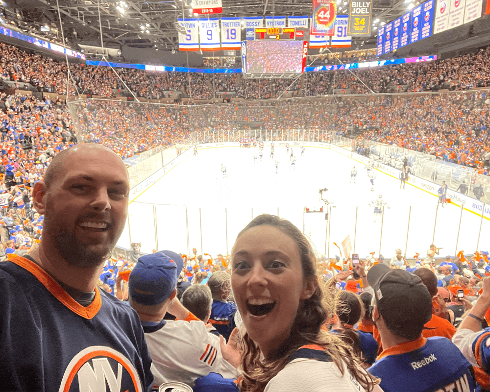 Congrats to Kevin for winning 1st prize in our New York Islanders playoff sweepstakes!