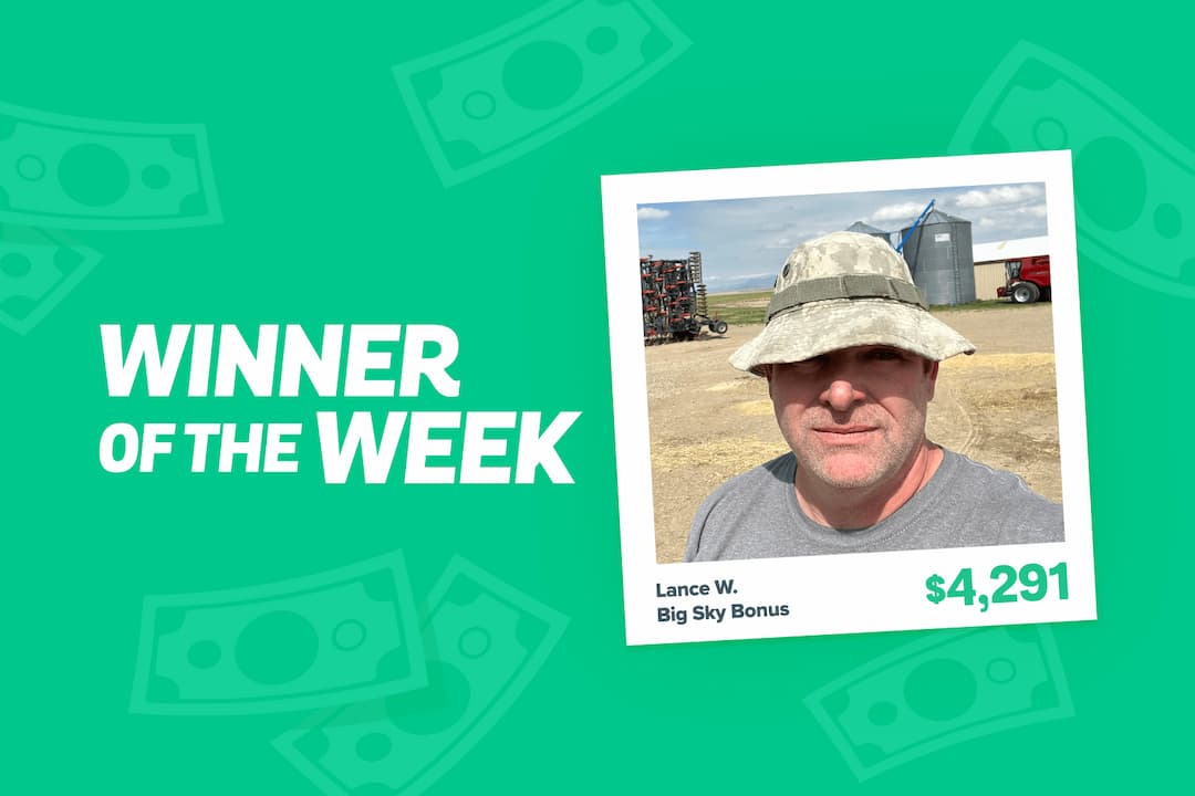 Zero Cell Phone Reception Didn't Stop This Big Sky Bonus Winner From Celebrating